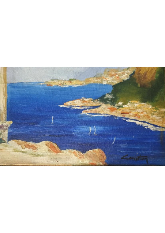 Constion (Constantin Ionescu) - "Peisaj la Marea Mediterană" 